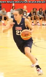 Jacki made the cut and will play for the USA at the World University Games this month.