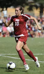 Ashli Sandoval was a force in the middle for the Trojans today vs. OSU.