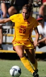 Courtney Garcia scored her fifth game-winner to match the eighth most scored by a Trojan.
