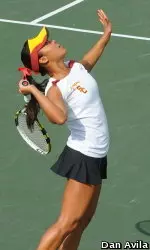 Senior Alison Ramos enters her final spring with the Women of Troy.