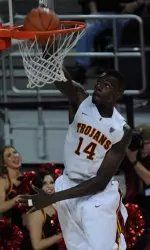Forward Dewayne Dedmon is second on the team in conference games with a 9.3 scoring average and is tied for the team lead in rebounds with 5.8 per game.