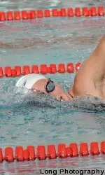 Trojan junior Haley Anderson won the 500y and 1000y free Friday against California.