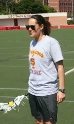 USC women's lacrosse head coach Lindsey Munday