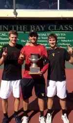 Trojan sophomores Yannick Hanfmann and Eric Johnson won the doubles championship today in San Francisco.