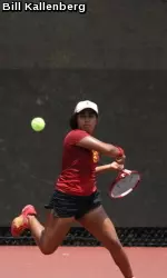 Sabrina Santamaria is through to the singles quarterfinals.