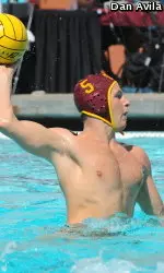 Kostas Genidounias matched his career high with five goals today at LBSU.