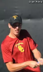 Eric Johnson and fellow sophomore Yannick Hanfmann take on two teammates tomorrow in the doubles final.