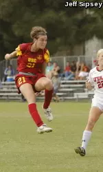 Freshman Jamie Fink has been a lock in the midfield for the Trojans.