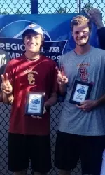 Eric Johnson and Yannick Hanfmann are 9-0 together so far this season in doubles.