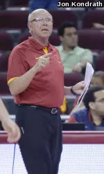 Head coach Mick Haley's is one win from his 300th with the USC women's volleyball program.