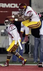 Nickell Robey (21) and Hayes Pullard (10)