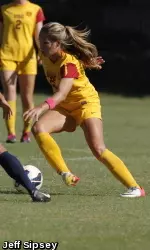 Haley Boysen scored twice for the Trojans this season, and now has more academic honors to add to her list.