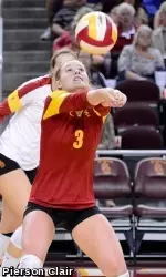Junior libero Natalie Hagglund