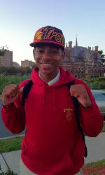 USC is excited to welcome in a strong 5-man recruiting class for next season. Guard Kahlil Dukes is already wearing the colors.