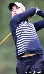 Sophomore Sophia Popov registered a season-best second-place finish Wednesday.