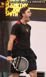 Steve Johnson was named the Most Outstanding Player of the 2012 ITA National Men's Team Indoor Championship.