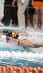 Katinka Hosszu won her third straight Pac-12 200y fly title for her seventh conference crown.