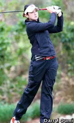 Senior Lisa McCloskey is in second place after two rounds of the Allstate Intercollegiate.