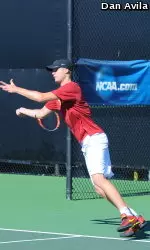 Freshman Yannick Hanfmann delivered the clinching blow for USC in singles today.