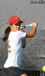 Junior Danielle Lao won at No. 2 singles and doubles.
