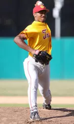 Freshman Stephen Tarpley struck out 10 in eight scoreless innings Sunday.