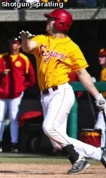 USC's Matt Foat hit his second home run of the season today.