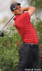 Junior Sam Smith tied for second at the U.S. Intercollegiate, a career-best effort.