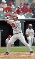 Jake Hernandez went 3-for-5 with two doubles Friday night.