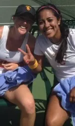 Kaitlyn Christian and Sabrina Santamaria are the 2012 Pac-12 Doubles Champions!