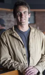 Former Trojan swimmer and water polor player Tyler Wilson, co-owner of the successful restaurant, <i>Wurstkuche</i>.