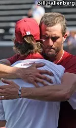 Steve Johnson beat 2010 NCAA champ Bradley Klahn in today's 2012 NCAA semifinal.