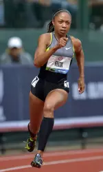 Allyson Felix will compete in the 100m run-off tomorrow at 5 p.m.
