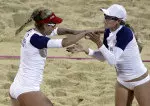 April Ross (left) and Jennifer Kessy