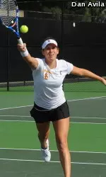 Maria Sanchez is reaching for a US Open main draw spot as she works through singles qualifying.