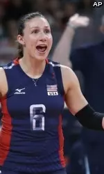 Former USC libero Nicole Davis will go for gold with Team USA on Saturday, Aug. 11