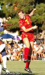 Freshman defender Marlee Carrillo has been a force for the Trojan back line.