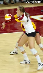 Junior outside hitter Sara Shaw