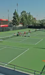 Marks Stadium is home to two powerhouse tennis teams for 2013.