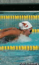 Freshman Jasmine Tosky claimed her first conference Swimmer of the Month honor for December.
