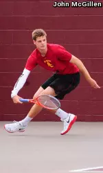 Yannick Hanfmann is playing for the singles title tomorrow in Malibu.