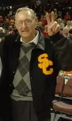 Bill Sharman had his No. 11 USC jersey retired on Jan. 13, 2007.