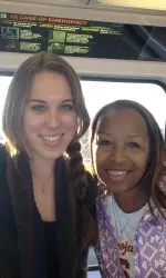 Cassie and Coach Cooper rolled up to San Francisco this week