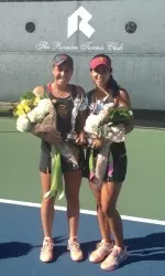 Giuliana Olmos and Zoë Scandalis made a powerful run to the doubles title match.