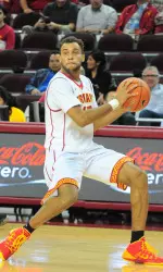 Freshman Julian Jacobs leads the team with 13 assists and is third on the team in rebounds with 17.