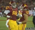 Marcus Martin (left) and J.R. Tavai