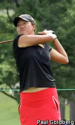 Sophomore Annie Park took second for the Trojans at the 2013 Pac-12 Preview.