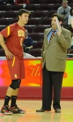 Henry Cassiday (left) with Bill Ferguson