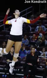 USC sophomore OH Samantha Bricio