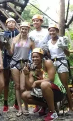 Deanna Calhoun and the Trojans found a new appreciation for heights in Mexico!