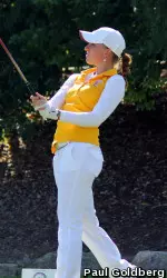 Junior Sophia Popov carded a second-round 68 for her 13th career round in the 60s.